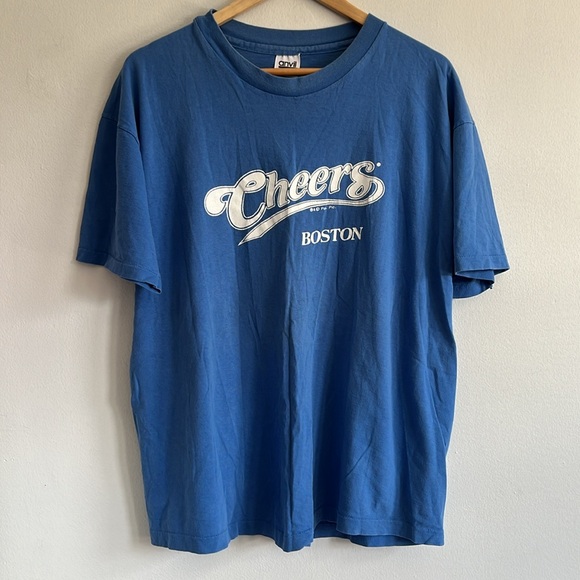 Vintage Cheers Boston T-Shirt / XL / Single Stitch / Anvil - Picture 2 of 6